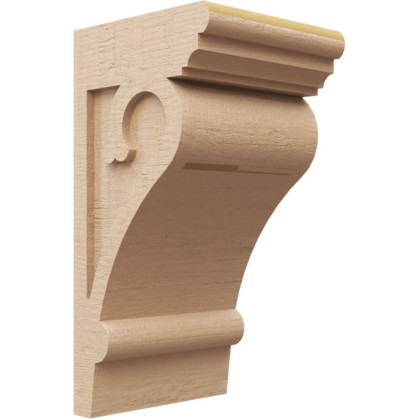 Ekena Millwork 10"W x 10"D x 20"H Wide Mayflower Rough Cedar Woodgrain TimberThane Corbel, Primed Tan CORUR10X10X20MAYRCPR - main
